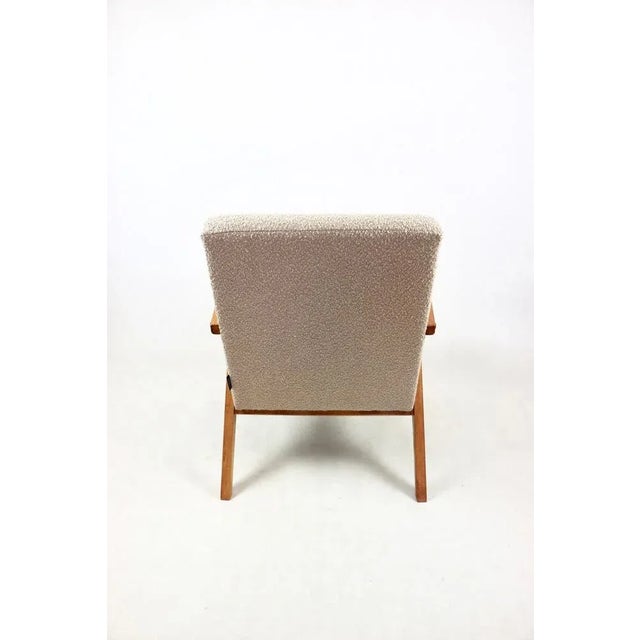 Beige Model B-310 Chair in Beige Boucle, 1970s For Sale - Image 8 of 12