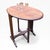 Arts & Crafts Oak Folding Wine Table For Sale - Image 4 of 11