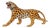 Hand‑painted Ceramic Leopard Sculpture from Giovanni Rozan, Italy, 1950s For Sale