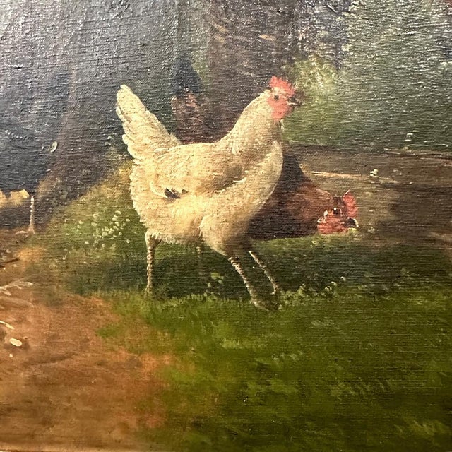 19th Century Framed Oil Painting on Canvas by Paul Henry Schouten (1864-1922) For Sale - Image 12 of 18