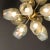 Modernist "Helios" Chandelier in Hand-Blown Murano Smoked Opalescent Glass For Sale - Image 11 of 12