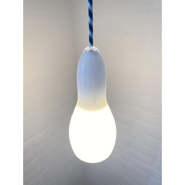 1960s Pendant Lamps in White Opal Glass from Holmegaard, 1960s, Set of 2 For Sale - Image 5 of 9