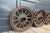 Vintage Car Spokes, Set of 4 For Sale - Image 9 of 13