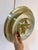 Danish Gold Slatted Lamp For Sale - Image 6 of 11