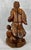 Chinese Hand Carved Teak Figural Group-14.5” Tall For Sale - Image 4 of 12