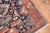 Navy Blue Zabihi Collection Antique Persian Square Navy Geometric Heriz Rug - 5' x 5'8" For Sale - Image 8 of 8