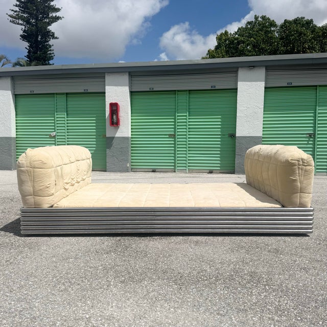 1980s Vintage Brueton Radiator Bed by Stanley Jay Friedman - Queen For Sale - Image 5 of 11