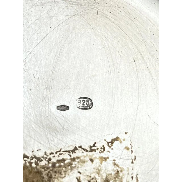 Traditional Italian Silver Candleholder, 1980s For Sale - Image 3 of 7