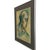 Vintage Mid Century Modern '90 Pastel Portrait Drawing Signed M. Costello, Framed Original Artwork.. For Sale - Image 4 of 7