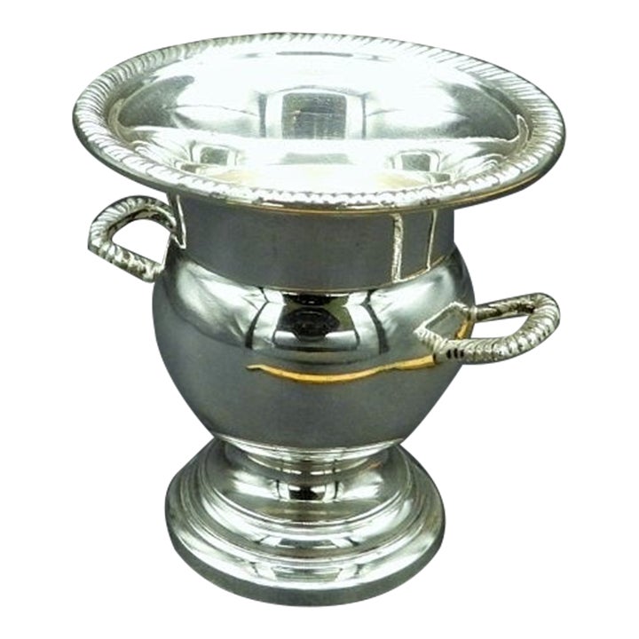 Vintage 1945 Sterling Silver Champagne Bucket Toothpick Holder Caddy