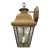 Antique Rustic Metal Lantern Light For Sale