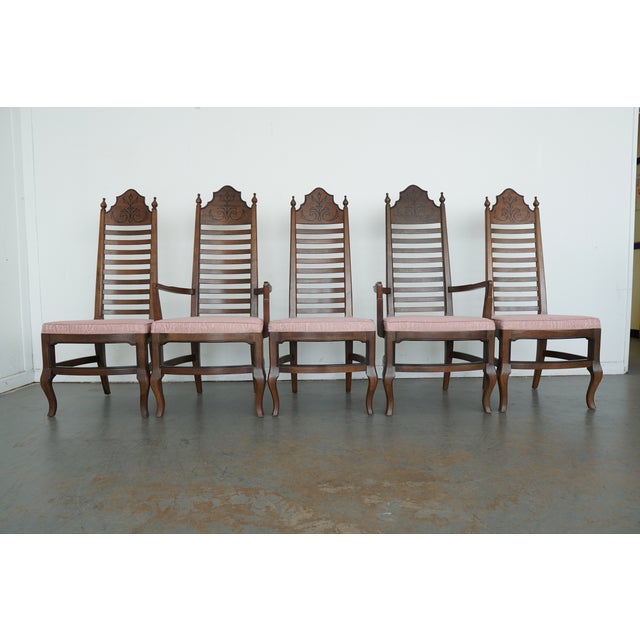 Brown Vintage Drexel Esperanto Dining Chairs (Set of 10) For Sale - Image 8 of 18