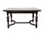 Wood Vintage Antique Solid Oak Rustic Gothic Jacobean Tudor Style 86" Refectory Dining Table For Sale - Image 7 of 12