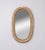 Gold Bohemian Wicker Wall Mirror, 1965 For Sale - Image 8 of 8