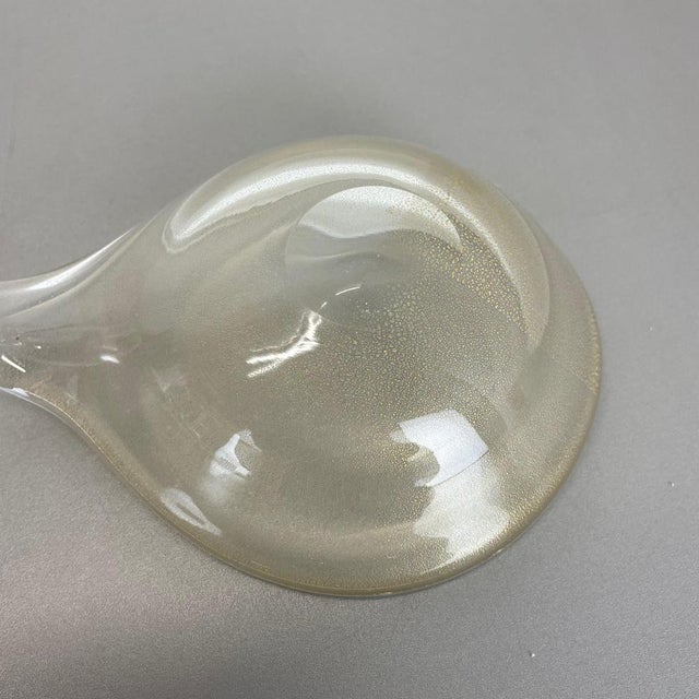 Murano Bubble and Glass Shell Bowl Ashtray from Barovier and Toso, Italy, 1970s For Sale - Image 16 of 18