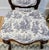 Brown Vintage French Country Carved Walnut Toile De Jouy Upholstered Accent Chair For Sale - Image 8 of 12