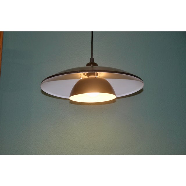 Danish Lamp in Black, 1970s For Sale - Image 3 of 11