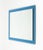 Rectangular Wall Mirror with Blue Frame from FAB Crystal, Italy, 1980s For Sale - Image 6 of 12