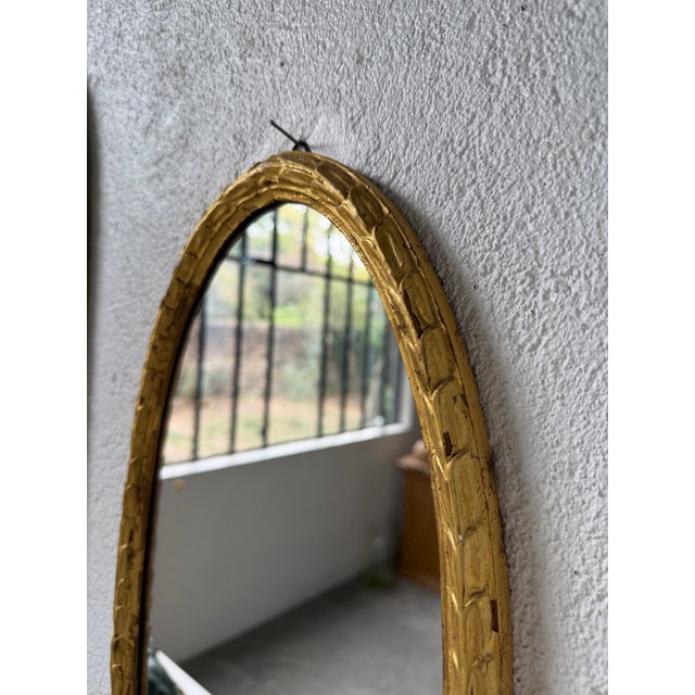 Antique Oval Mirrors in Wood, 1890s, Set of 2 For Sale - Image 17 of 18