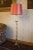 Brass Floor Lamp with Fabric Shade For Sale - Image 3 of 8