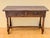 Brown Spanish Walnut Console Table with Geometric Carved Drawers, 1920s For Sale - Image 8 of 17