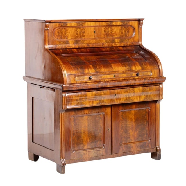 English Cylinder Desk, 1800s For Sale - Image 5 of 5