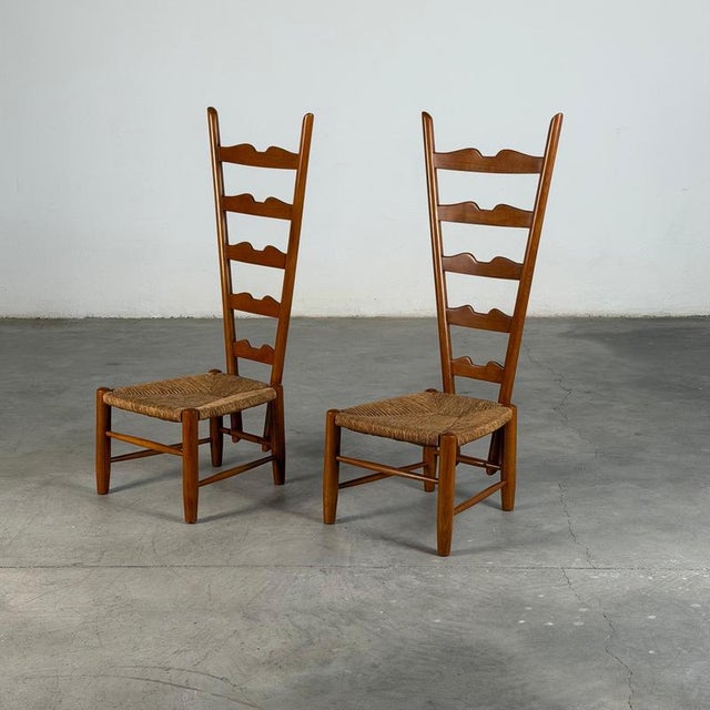 Fireside Chairs by Gio Ponti for Casa E Giardino, Italy, 1939, Set of 2 For Sale - Image 3 of 18