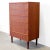 Brown Danish Teak Six Drawer Tall Dresser by Si Bomi Møbler For Sale - Image 8 of 10