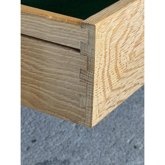 Brutalist Danish Oak Sideboard, 1960s For Sale - Image 6 of 10