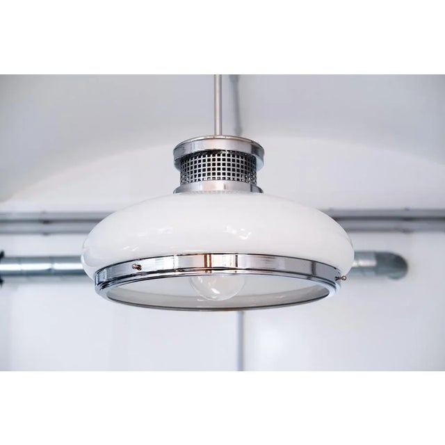 Pendant Light in the style of Josef Hoffmann For Sale - Image 6 of 6