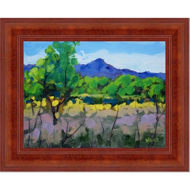 Rabbit Brush (Impressionist Nevada Landscape) For Sale - Image 4 of 6