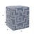 Textile Indoor/Outdoor Universal Cube Syros Denim For Sale - Image 7 of 9