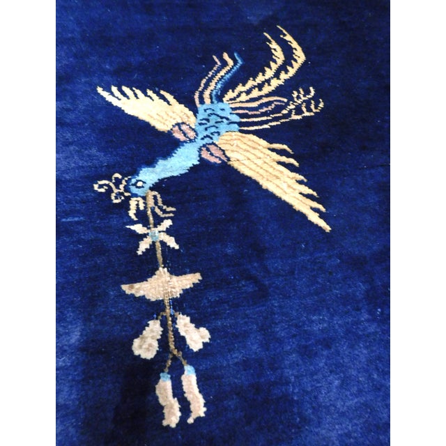Mid Century Handmade Chinese Rug. 6'2"x 8'5" For Sale - Image 4 of 12
