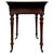 19th Century English Freestanding Mahogany Writing Table For Sale - Image 10 of 12