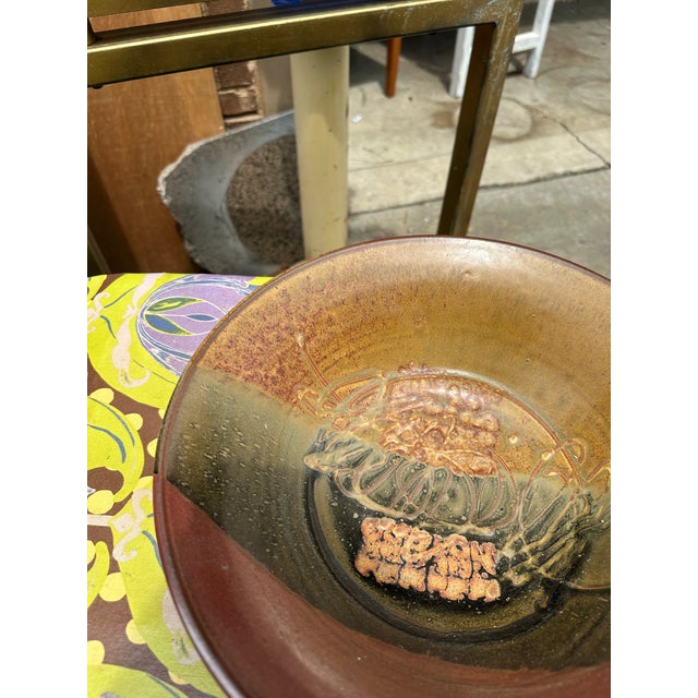 Up for consideration is a beautiful hand made ceramic decorative bowl. This would look lovely in your home and it is a...