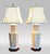 Off-white Lamps Huge 26" Antique Pair White Blanc De Chine New Sockets For Sale - Image 8 of 16