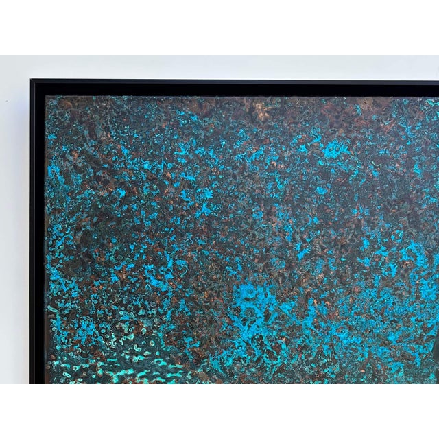 2020s Copper Wall Art With Blue & Green Patina "The Blue Hour" by Jeremy Maronpot For Sale - Image 5 of 13