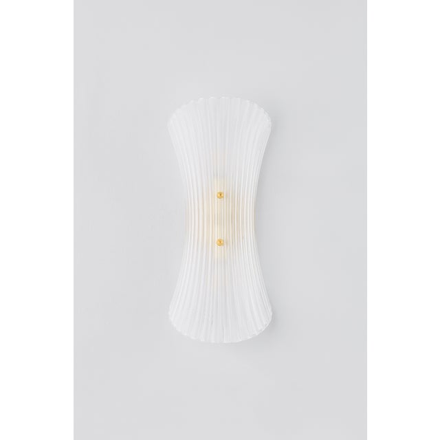 Mitzi Esmae 7 in. 2 Light Wall Sconce in Aged Brass Finish For Sale In New York - Image 6 of 13