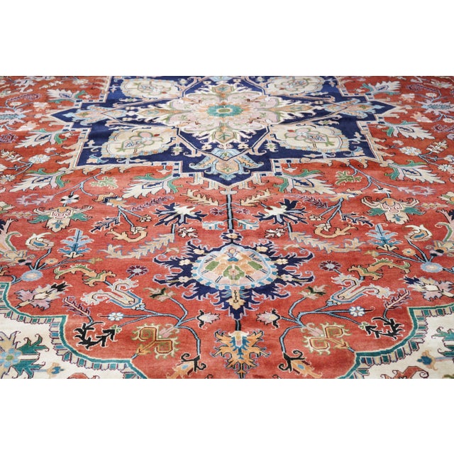 Vintage Heriz Rug 13'2'' X 19'6'' For Sale - Image 13 of 14