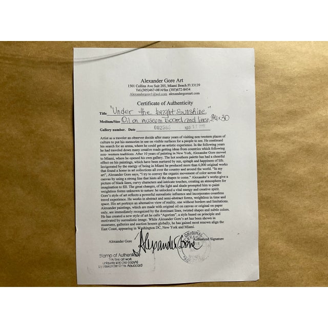 Alexander Gore Modern Art Abstract Oil Painting on Canvas For Sale - Image 12 of 13