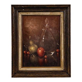 Original Realist Still Life Oil Painting For Sale
