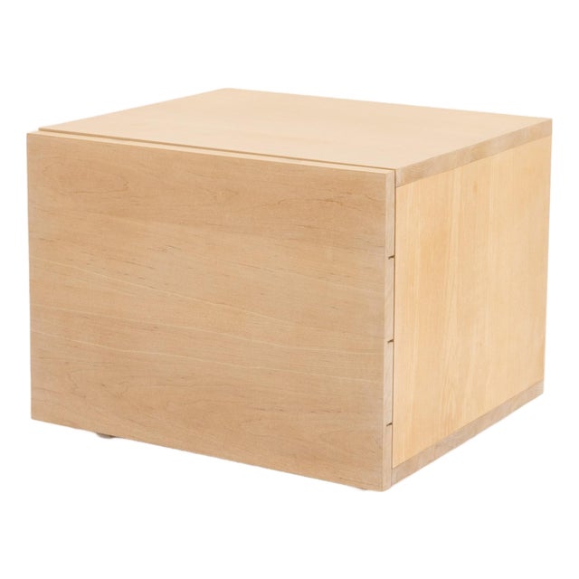 Zach Hadlock for Platform Maple Bedside Table For Sale