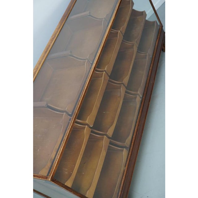 English Beech and Glass Shop Counter Cabinet, 1920s For Sale - Image 15 of 18