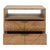 Wood Lena 2-Drawer Midcentury Modern Nightstand For Sale - Image 7 of 15