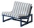 Carlotta Outdoor Blue Chair by Afra & Tobia Scarpa for Cassina For Sale