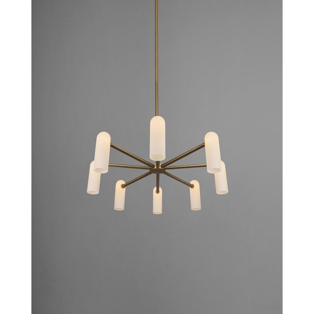 Metal Odyssey Round Chandelier Medium For Sale - Image 7 of 13