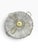 Mid-Century Modern Vintage Glass Lazy Susan Serving Tray With Gold-Tone Divided Insert For Sale - Image 3 of 7