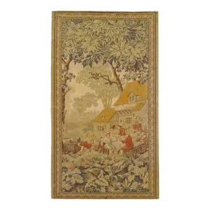 French Loomed Landscape Tapestry, circa 1920