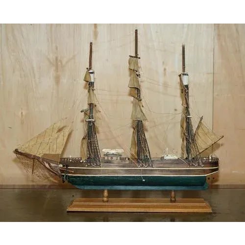 Model of the Young America Clipper Ship, 1853 A good looking highly detailed and well made model of the Young America, its...
