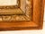 American Vintage Oak Wood & Gold Accented Frame For Sale - Image 3 of 9
